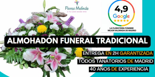 Floristería para funerales para enviar centros de flores tradicionales para difuntos