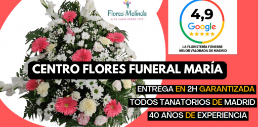 Floristería para enviar flores a tanatorios, cementerios y entierros en Madrid