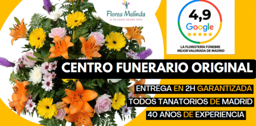 Floristería fúnebre para enviar centros de flores originales, baratos y sencillos al tanatorio