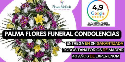 Floristería fúnebre para enviar flores condolencias al tanatorio Madrid
