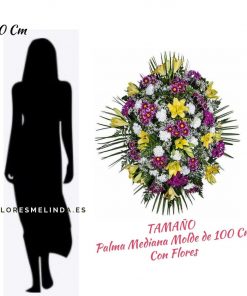 Palma de flores para difuntos CONDOLENCIAS, original, diferente, distinta