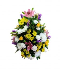 almohadón de flores naturales para difuntos, enviar a tanatorios